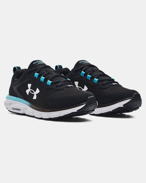 Men's UA Charged Assert 9 Running Shoes in Black image number 3